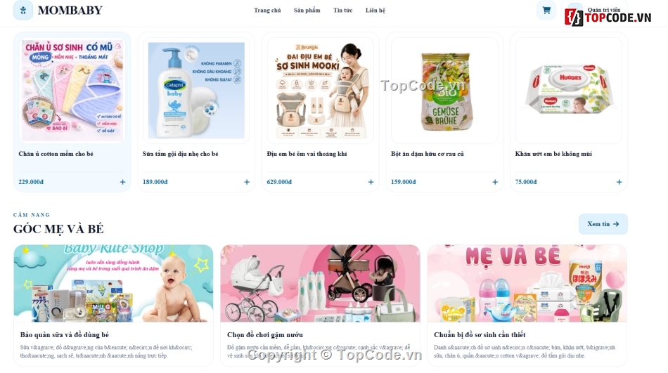 website,web bán sản phẩm,web sản phẩm